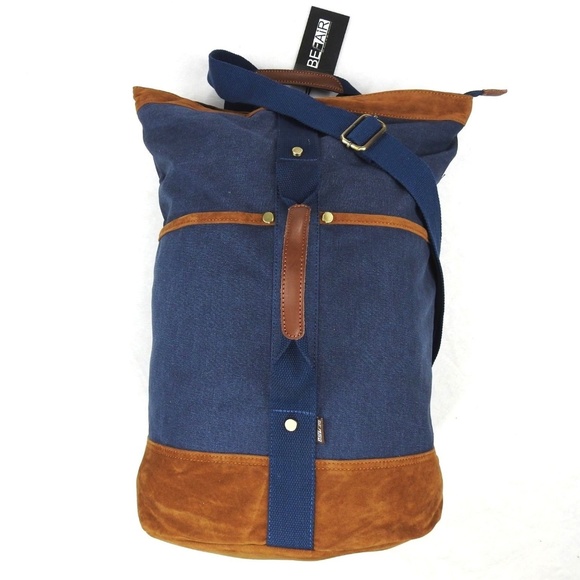 Befair Handbags - Canvas Rucksack Travel Duffel Bag Shoulder Sling